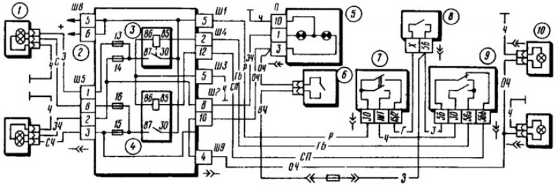 Схема включения фар ваз. Схема света фар ВАЗ 2109. Схема включения света ВАЗ 2109. Схема подключения фар ВАЗ 2109. ВАЗ 2109 Дальний свет схема.