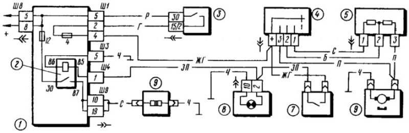 Схема вентиляторов ваз 2109 карбюратор. Схема включения вентилятора печки ВАЗ 2109. Схема включения вентилятора отопителя ВАЗ 2109. Схема вентилятора отопителя ВАЗ 2109. Схема обогрева заднего стекла 2109.