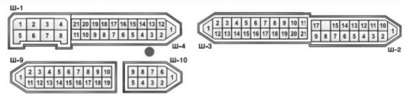 Схема ваз 2115 монтажный блок 2115