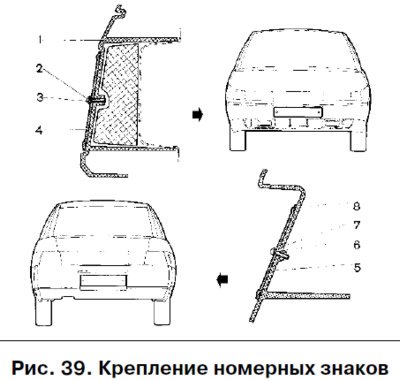 К автомобилю прилагается комплект деталей для…