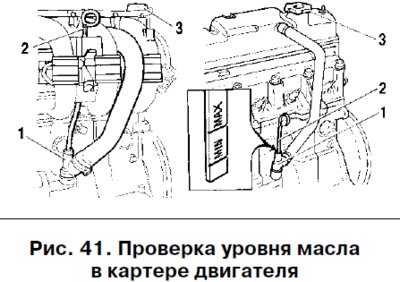 Уровень масла проверяется на холодном…