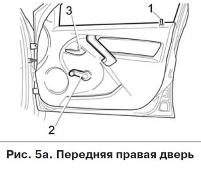 Передние двери блокируются: снаружи - ключом 1…