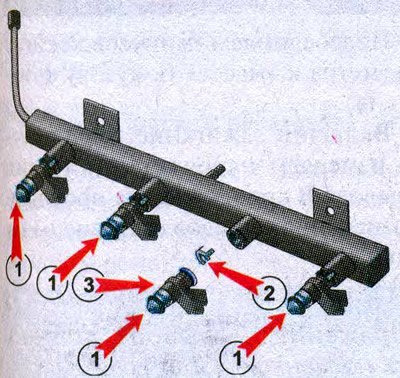 снятие форсунок веста 1 6
