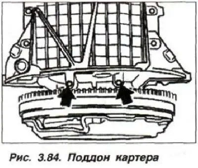 Замену заднего сальника коленчатого вала  , со…