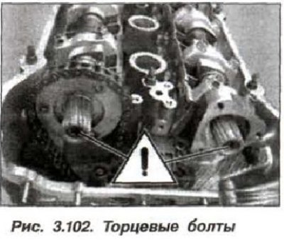 Внимание! Болты (рис. 3.102) в торцах…