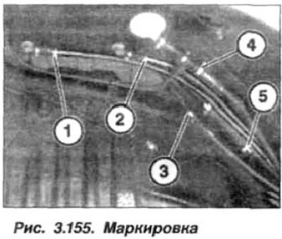 Используя ликую матерчатую ленту, замаркировать…