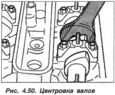 Используя ключ (см. рис. 4.50), отрегулировать…