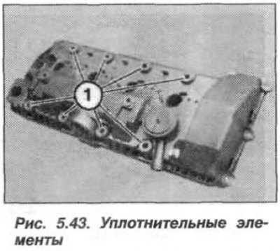 Заменить уплотнительные элементы (1, рис. 5.43).…