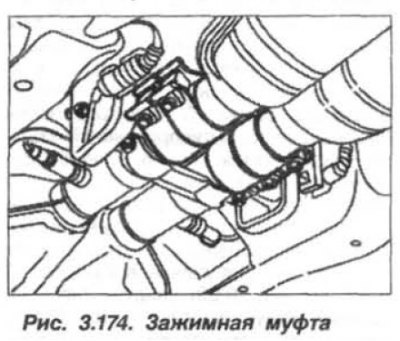При установке зажимной муфты (рис. 3.174)…