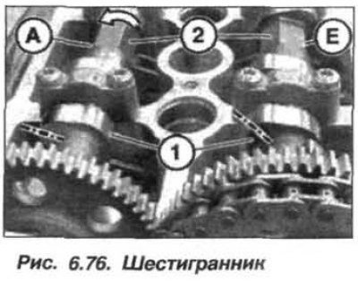 Используя ключ, установленный на шестигранник (2,…
