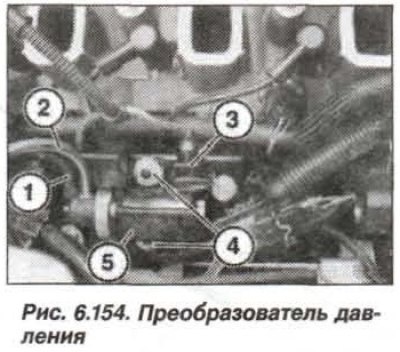 Снять выпускной коллектор и отсоединить вакуумный…
