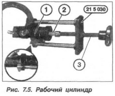 Отвернуть гайки (18, см. рис. 7.2), снять рабочий…