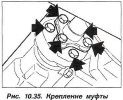 Замену переднего карданного вала необходимо…