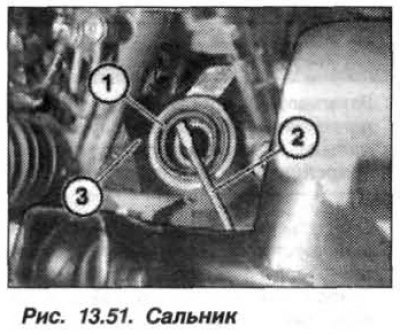 Замену сальника приводного вала колеса необходимо…