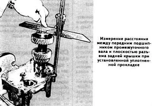 Измерьте расстояние «С» между торцом…