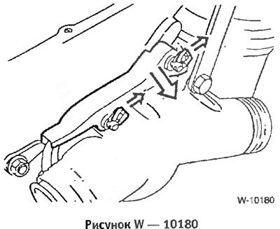 Снять с передней части термостата кабельный…