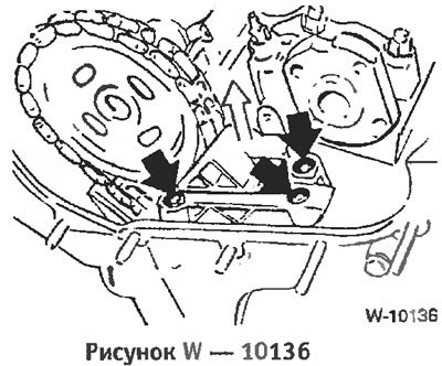 Снять направляющую цепи, после этого снять…