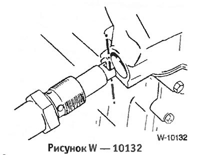 Завернуть нижний натяжитель с новым кольцом с…