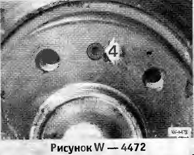 Вывернуть болт -4- стержневым ключом 5 мм.
