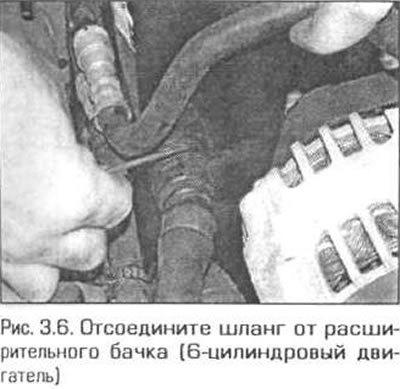 6. Удалите проволочный зажим и отсоедините шланг…