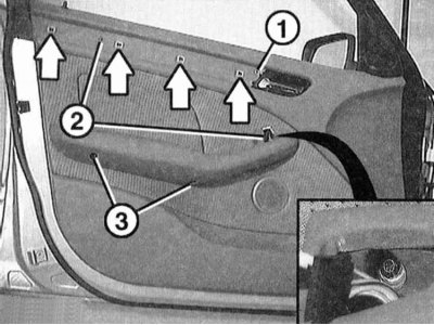 5. Выверните винты (1/2/3) отверткой Torx Т20.