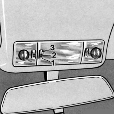 1 — Фонари горят при открытой двери (включение через дверные контакты), при выключенном зажигании в…