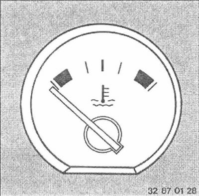 Указатель температуры охлаждающей жидкости