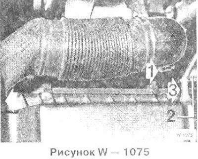 Снятие и установка корпуса воздушного фильтра /…