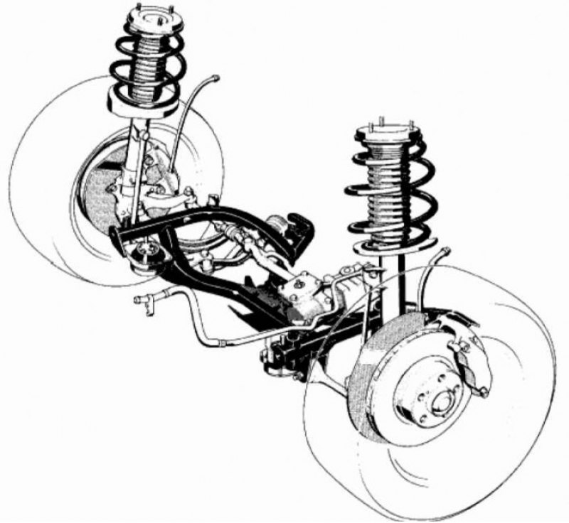 Е39 передняя подвеска схема