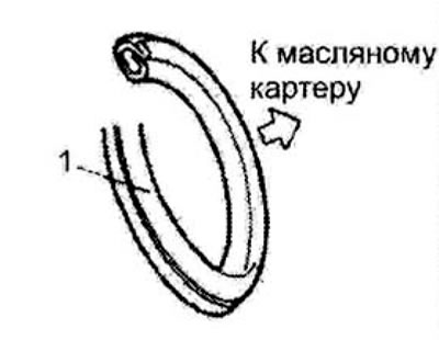 Рис. 4.5.24 1 - прокладка маслосливной пробки.