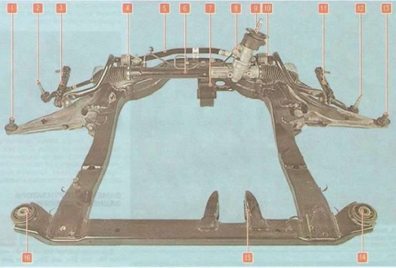 Передняя подвеска шевроле круз подробная схема