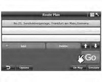 На экране «Route Plan» («План маршрута») можно…
