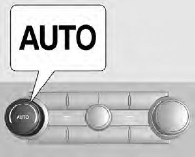 Если кнопка AUTO нажата, температура в салоне…