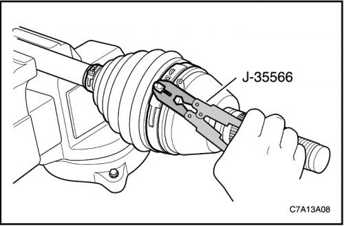 3. Снять малый хомут крепления защитного кожуха.…