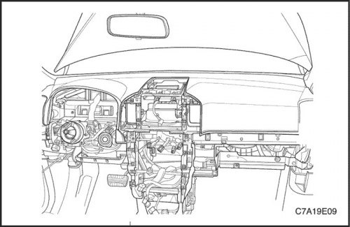18. Снять крепежные винты, крепящие панель…