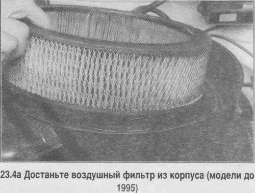 4. На моделях TBI достаньте фильтрующий элемент…