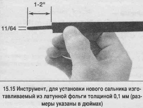 15. Для установки нового сальника понадобится…