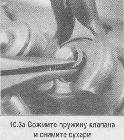 3. Сожмите пружину первого клапана с помощью…