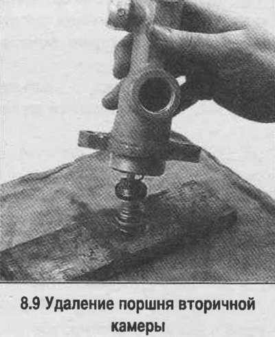9. Удалите из цилиндра поршень вторичной камеры.…