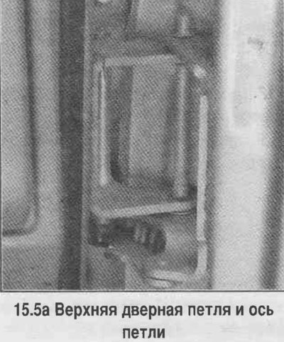 5. На боковых дверях, удалите ограничители осей…