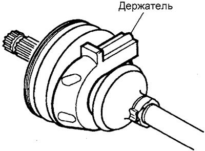5. Установите на чехол держатель складок так,…