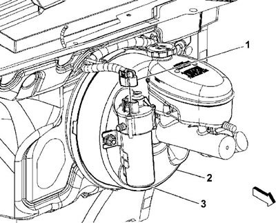 GMT800. Дополнительный насос вакуумного…