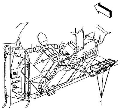 4. Отсоедините остальные разъемы (1).