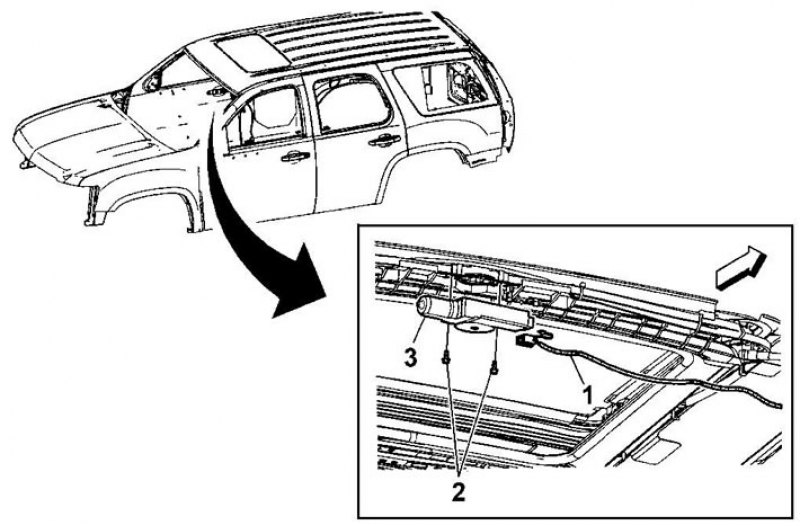 3. Отсоедините разъем (1).