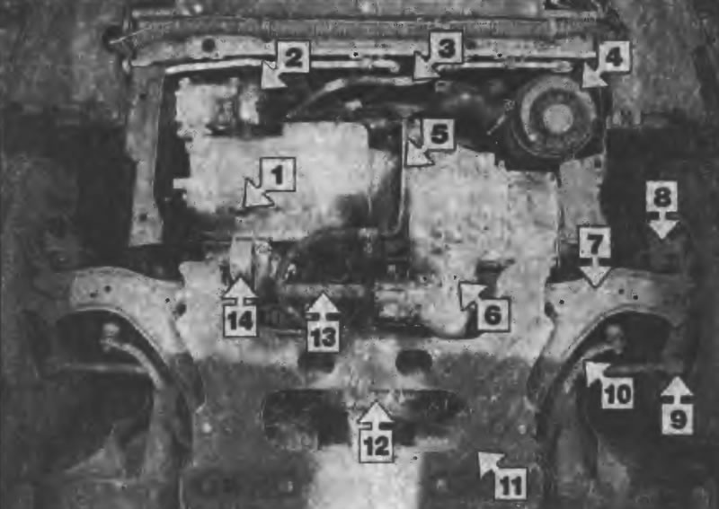 Рис. 1.7. Вид передней нижней части автомобилей с…