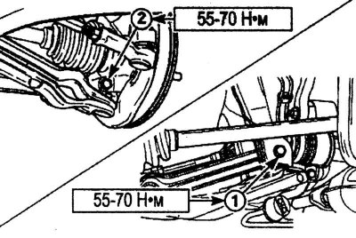 Рис. 5.35. Расположение контрольного клапана (1),…