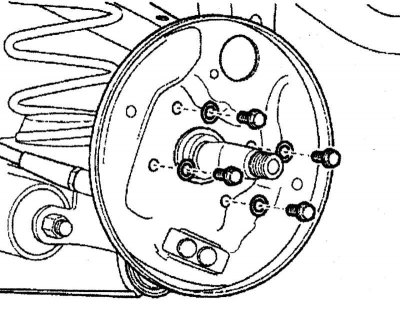 Рис. 7.33. Расположение болтов крепления…