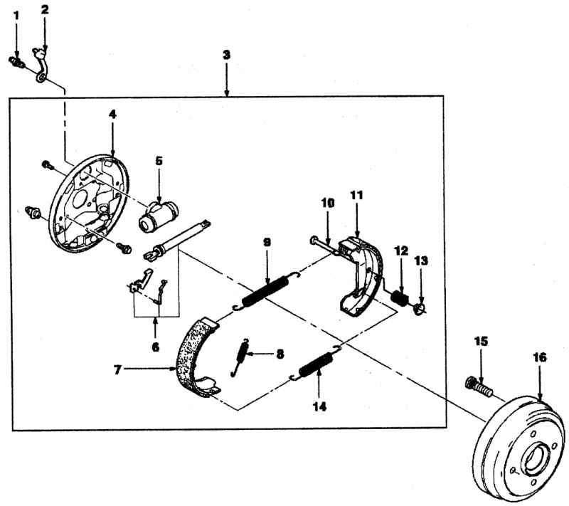 Дэу матиз задние тормозные колодки схема