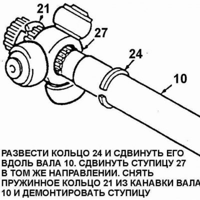 ВАЗ 21213 Замена подшипника и сальника корпуса внутреннего шарнира привода Нива