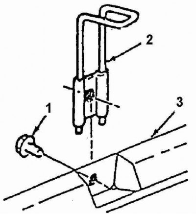 1. Винт; 2. Запорная петля; 3. Задняя стенка…